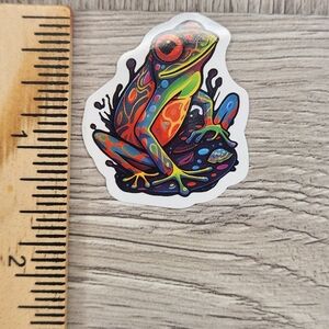 10/$10 Stickers Psychedelic Frogs Frog Sticker